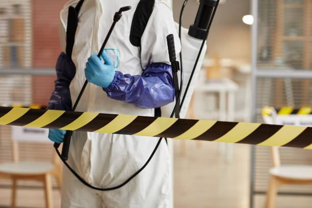Professional Biohazard Cleanup technician working in Canaan, NH